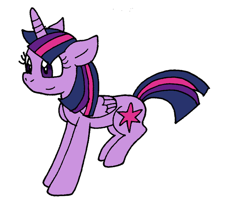 Size: 774x689 | Tagged: safe, artist:cmara, character:twilight sparkle, character:twilight sparkle (alicorn), species:alicorn, species:pony, animated, female, frame by frame, galloping, gif, solo