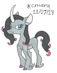 Size: 744x965 | Tagged: safe, artist:cmara, character:oleander, them's fightin' herds, female, solo, traditional art