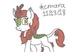Size: 920x634 | Tagged: safe, artist:cmara, character:autumn blaze, species:pony, episode:sounds of silence, g4, my little pony: friendship is magic, female, solo, traditional art