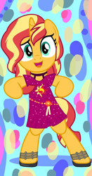 Size: 1100x2100 | Tagged: safe, artist:jhayarr23, artist:katya, edit, character:sunset shimmer, species:pony, episode:i'm on a yacht, g4, my little pony: equestria girls, my little pony:equestria girls, spoiler:eqg series (season 2), equestria girls outfit, equestria girls ponified, ponified, sandals, vector