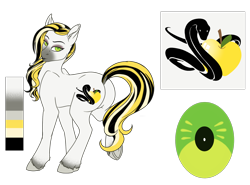 Size: 1964x1454 | Tagged: safe, artist:jc_bbqueen, oc, oc only, oc:golden delicious, species:earth pony, species:pony, female, looking back, mare, plot, reference sheet, simple background, smiling, solo, transparent background