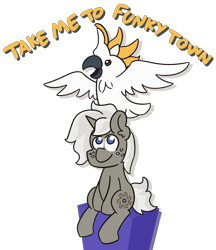 Size: 1900x2200 | Tagged: safe, artist:threetwotwo32232, oc, oc only, oc:match grade, species:pony, cockatoo, male, singing, stallion