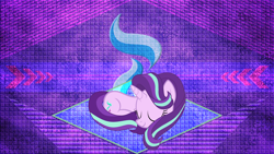 Size: 1920x1080 | Tagged: safe, artist:illumnious, artist:laszlvfx, artist:uigsyvigvusy, artist:zacatron94, edit, character:starlight glimmer, species:pony, species:unicorn, behaving like a cat, curled up, cute, cutie mark, eyes closed, female, glimmerbetes, mare, simple background, sleeping, solo, trace, transparent background, vector, wallpaper, wallpaper edit