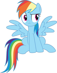 Size: 3000x3843 | Tagged: safe, artist:dashiesparkle, character:rainbow dash, species:pegasus, species:pony, episode:daring done, .svg available, female, high res, mare, simple background, sitting, solo, transparent background, vector