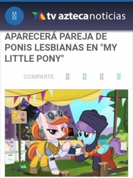 Size: 480x643 | Tagged: safe, artist:pixelkitties, character:aunt holiday, character:auntie lofty, character:mane-iac, character:mare do well, character:princess cadance, species:earth pony, species:pegasus, species:pony, ship:lofty day, episode:the last crusade, g4, my little pony: friendship is magic, artist interpretation, cake, cellular peptide cake (with mint frosting), clothing, cosplay, costume, couple, crossover, drama, dungeons and dragons, female, food, goggles, hera syndulla, holiday, lesbian, mare, mexico, nightmare night, nightmare night costume, pen and paper rpg, plushie, pointy ponies, q, reaction image, rpg, scootaloo's aunts drama, shipping, star trek, star trek: the next generation, star wars, star wars rebels, this is bait, tv azteca, you had one job