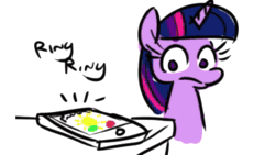 Size: 1920x1080 | Tagged: safe, artist:alumx, artist:jargon scott, artist:threetwotwo32232, character:princess celestia, character:twilight sparkle, species:alicorn, species:pony, animated, bust, car, cellphone, comic, dialogue, duo, fax, fax machine, female, football field, goal, hoof hold, long neck, mama twilight, mare, mcdonald's, phone, phone call, simple background, smartphone, soccer field, soccer goalpost, sound, style emulation, webm, white background