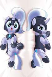 Size: 3974x5911 | Tagged: safe, artist:jhayarr23, character:silver sable, species:pony, species:unicorn, episode:sparkle's seven, g4, my little pony: friendship is magic, :o, absurd resolution, body pillow, female, guardsmare, helmet, mare, night guard, night guard armor, open mouth, royal guard, tail wrap
