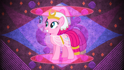Size: 3840x2160 | Tagged: safe, artist:ironm17, artist:laszlvfx, edit, character:pinkamena diane pie, character:pinkie pie, character:somnambula, species:pony, g4, clothes swap, clothing, cosplay, costume, female, solo, wallpaper, wallpaper edit