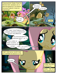Size: 612x792 | Tagged: safe, artist:newbiespud, edit, edited screencap, screencap, character:fluttershy, species:pegasus, species:pony, comic:friendship is dragons, episode:luna eclipsed, g4, my little pony: friendship is magic, comic, dead tree, dialogue, female, frown, mare, sad, screencap comic, tree