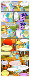 Size: 612x1553 | Tagged: safe, artist:newbiespud, edit, edited screencap, screencap, character:applejack, character:bon bon, character:princess celestia, character:rainbow dash, character:sweetie drops, character:twilight sparkle, character:twilight sparkle (unicorn), species:alicorn, species:earth pony, species:pegasus, species:pony, species:unicorn, comic:friendship is dragons, episode:fall weather friends, g4, my little pony: friendship is magic, background pony, big crown thingy, clothing, comic, dialogue, female, freckles, hat, hoof shoes, injured, jewelry, leaves, male, mare, messy mane, raised hoof, regalia, running, running of the leaves, screencap comic, stallion