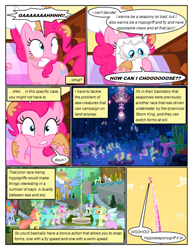Size: 612x792 | Tagged: safe, artist:newbiespud, edit, edited screencap, screencap, species:classical hippogriff, species:hippogriff, species:pony, species:sea pony, comic:friendship is dragons, episode:surf and/or turf, g4, my little pony: friendship is magic, my little pony: the movie (2017), background hippogriff, balloon, cheek squish, comic, dialogue, eyes closed, fledgeling, happy, jewelry, jumping, male, motion blur, necklace, open beak, rearing, screencap comic, seaquestria, smiling, squishy cheeks