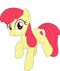 Size: 5500x6472 | Tagged: safe, artist:jhayarr23, edit, editor:slayerbvc, character:apple bloom, species:earth pony, species:pony, episode:growing up is hard to do, g4, my little pony: friendship is magic, accessory-less edit, cutie mark, female, mare, missing accessory, older, older apple bloom, show accurate, simple background, the cmc's cutie marks, transparent background, vector, vector edit