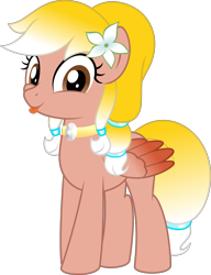 Size: 800x1041 | Tagged: safe, artist:jhayarr23, oc, oc only, oc:vi, species:pegasus, species:pony, female, mare, older, show accurate, simple background, solo, tongue out, transparent background, vector
