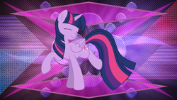 Size: 3840x2160 | Tagged: safe, artist:hawk9mm, artist:laszlvfx, edit, character:twilight sparkle, character:twilight sparkle (alicorn), species:alicorn, species:pony, cute, eyes closed, female, funny, happy, mare, solo, wallpaper, wallpaper edit