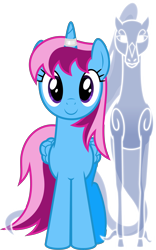 Size: 4000x6403 | Tagged: safe, artist:parclytaxel, oc, oc only, oc:parcly taxel, oc:spindle, species:alicorn, species:pony, 2020 community collab, derpibooru community collaboration, .svg available, absurd resolution, alicorn oc, c:, cute, female, horn, horn ring, looking at you, mare, ocbetes, simple background, smiling, transparent background, vector, windigo, windigo oc
