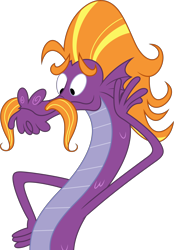 Size: 3000x4306 | Tagged: safe, artist:dashiesparkle, character:steven magnet, species:pony, species:sea serpent, episode:friendship is magic, g4, my little pony: friendship is magic, high res, male, simple background, solo, transparent background, vector