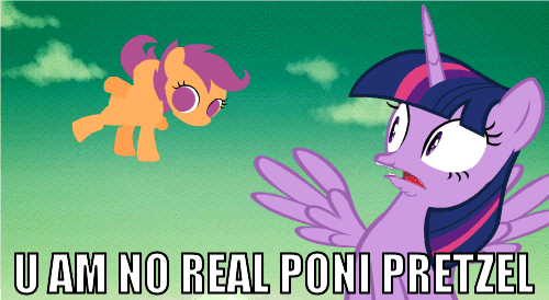 Size: 500x274 | Tagged: safe, artist:extradan, character:scootaloo, character:twilight sparkle, character:twilight sparkle (alicorn), species:alicorn, species:pegasus, species:pony, alicorn drama, animated, dragonzball p, female, filly, flailing, gif, image macro, mare, shrunken pupils, vibrating, wat