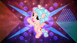 Size: 3840x2160 | Tagged: safe, artist:laszlvfx, artist:sollace, edit, character:cozy glow, species:alicorn, species:pony, alicornified, bow, cozycorn, female, filly, flying, hair bow, looking at you, race swap, solo, tail bow, wallpaper, wallpaper edit