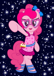 Size: 1000x1400 | Tagged: safe, artist:jhayarr23, artist:katya, edit, character:pinkie pie, species:pony, episode:i'm on a yacht, g4, my little pony: equestria girls, my little pony:equestria girls, spoiler:eqg series (season 2), alternate design, bipedal, female, ponified, solo, summer