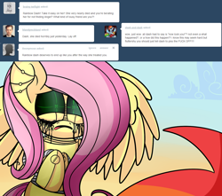 Size: 1198x1061 | Tagged: safe, artist:extradan, character:fluttershy, character:rainbow dash, flutterbot