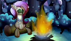 Size: 7000x4000 | Tagged: safe, artist:extradan, character:fluttershy, flutterbot, sorrow forest