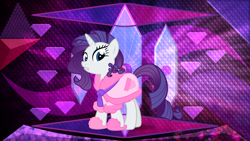 Size: 5760x3240 | Tagged: safe, artist:frownfactory, artist:laszlvfx, edit, character:rarity, species:pony, bathrobe, clothing, female, robe, solo, wallpaper, wallpaper edit