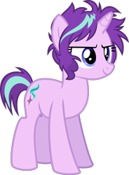 Size: 2098x2850 | Tagged: safe, artist:slb94, character:starlight glimmer, species:pony, species:unicorn, alternate hairstyle, female, mare, messy mane, simple background, solo, transparent background, vector