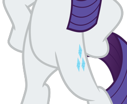 Size: 3882x3179 | Tagged: safe, artist:jhayarr23, edit, character:rarity, episode:fake it 'til you make it, belly, bipedal, cropped, featureless crotch, female, hooves on hips, pictures of bellies, vector, vector edit