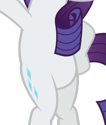 Size: 2291x2714 | Tagged: safe, artist:jhayarr23, edit, character:rarity, species:pony, species:unicorn, episode:fake it 'til you make it, belly, bipedal, cropped, female, high res, hoof on hip, pictures of bellies, simple background, solo, transparent background, vector, vector edit