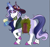 Size: 937x890 | Tagged: safe, artist:jc_bbqueen, oc, oc only, oc:vera crow, species:bat pony, species:pony, species:unicorn, g4, bag, bat pony unicorn, clothing, digital art, fangs, female, flower, glowing horn, hat, horn, hybrid, magic, mare, saddle bag, simple background, slit eyes, smiling, solo