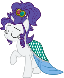 Size: 3101x3742 | Tagged: safe, artist:slb94, character:rarity, species:pony, species:unicorn, g4, alternate hairstyle, female, rarijewel, simple background, solo, transparent background, vector