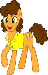 Size: 3000x4645 | Tagged: safe, artist:dashiesparkle, character:cheese sandwich, species:earth pony, species:pony, g4, clothing, male, shirt, simple background, solo, stallion, transparent background, vector