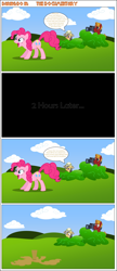 Size: 1802x4178 | Tagged: safe, artist:zacatron94, character:daring do, character:pinkie pie, comic, documentary