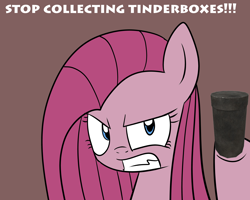 Size: 5000x4000 | Tagged: safe, artist:wubcakeva, character:pinkamena diane pie, character:pinkie pie, amnesia the dark descent, angry, tinderbox