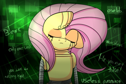 Size: 989x657 | Tagged: safe, artist:extradan, character:fluttershy, female, flutterbot, robot, solo