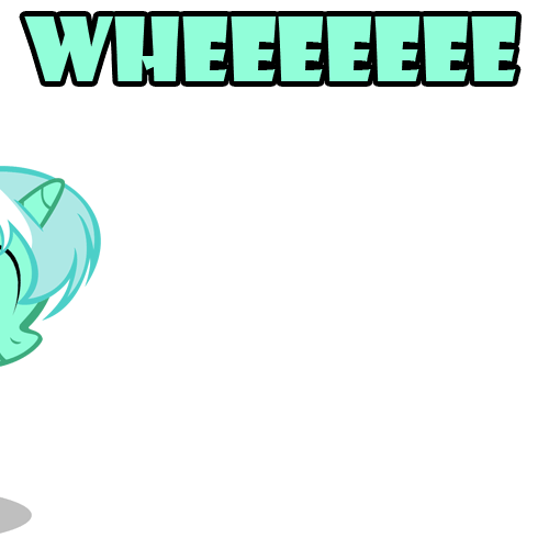 Size: 500x500 | Tagged: safe, artist:sintakhra, character:lyra heartstrings, species:pony, species:unicorn, animated, cute, eyes closed, female, filly, filly lyra, happy, lyrabetes, running, simple background, smiling, solo, wheeeee, white background, windswept mane, younger