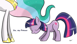 Size: 800x467 | Tagged: safe, artist:ratofdrawn, character:princess celestia, character:twilight sparkle, species:pony