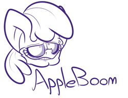 Size: 877x669 | Tagged: safe, artist:extradan, character:apple bloom, female, solo