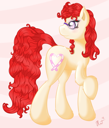 Size: 892x1047 | Tagged: safe, artist:ratofdrawn, character:twist, species:pony, female, glasses, older, solo