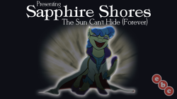Size: 1920x1080 | Tagged: safe, artist:acesential, character:sapphire shores, fallout equestria, g4, singing