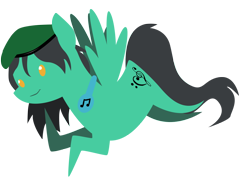 Size: 1448x1040 | Tagged: safe, artist:acesential, oc, oc only, oc:ocean song, species:pegasus, species:pony, g4, pointy ponies, solo