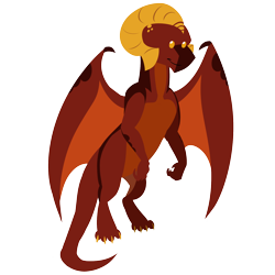 Size: 1800x1800 | Tagged: safe, artist:acesential, oc, oc only, oc:igneus, species:dragon, g4, horns, male, pointy dragons, pointy ponies, solo