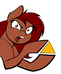 Size: 980x1200 | Tagged: safe, artist:acesential, oc, oc only, oc:penny, species:earth pony, species:pony, g4, explicit source, eyelashes, looking at you, open mouth, simple background, solo, transparent background, triangle