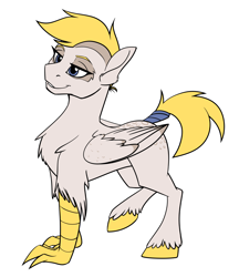 Size: 1200x1391 | Tagged: safe, artist:acesential, oc, oc:frida, species:hippogriff, species:pony, g4, female, mare, solo