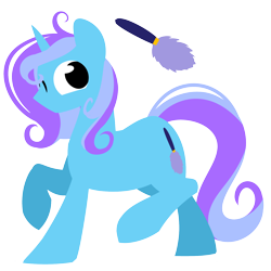Size: 1800x1800 | Tagged: safe, artist:acesential, oc, oc only, oc:untitled work, species:pony, species:unicorn, g4, duster, looking at you, one eye closed, simple background, solo, transparent background, wink