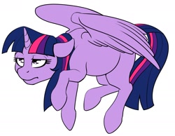 Size: 2127x1653 | Tagged: safe, artist:acesential, character:twilight sparkle, character:twilight sparkle (alicorn), species:alicorn, species:pony, g4, female, floppy ears, lidded eyes, mare, solo, twilight is not amused, unamused