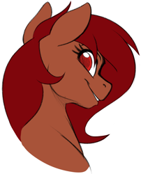 Size: 768x951 | Tagged: source needed, useless source url, safe, artist:acesential, oc, oc only, oc:penny, species:earth pony, species:pony, g4, bust, cute, looking at you, looking back, looking back at you, portrait, simple background, solo, white background