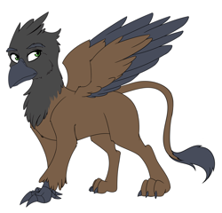 Size: 1200x1153 | Tagged: safe, artist:acesential, oc, oc only, oc:gun show, species:griffon, g4, solo