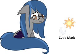 Size: 1290x907 | Tagged: safe, artist:zacatron94, oc, oc only, species:bat pony, species:pony, eclipse, female, glasses, mare, simple background, solo, transparent background, vector