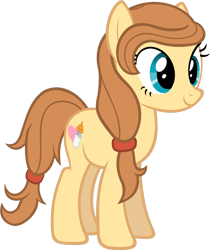 Size: 1252x1487 | Tagged: safe, artist:zacatron94, oc, oc only, oc:cream heart, species:earth pony, species:pony, cutie mark, female, hooves, mare, simple background, smiling, solo, standing, transparent background, vector